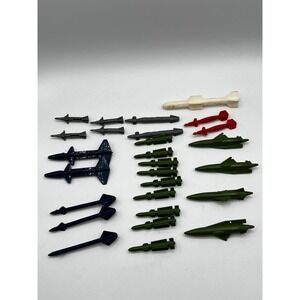 Vintage GI Joe Missile Weapons Lot Skystriker Snow Cat Devilfish